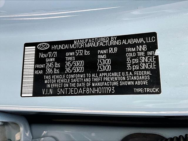 2022 Hyundai Santa Cruz Limited