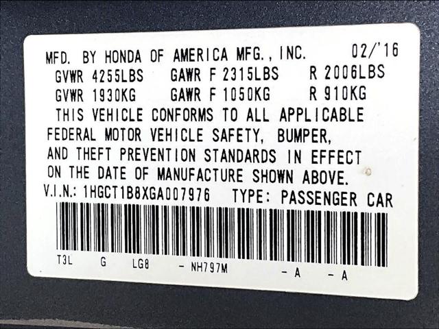 2016 Honda Accord EX-L