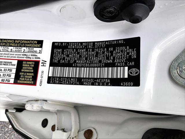 2018 Toyota Avalon Hybrid Limited