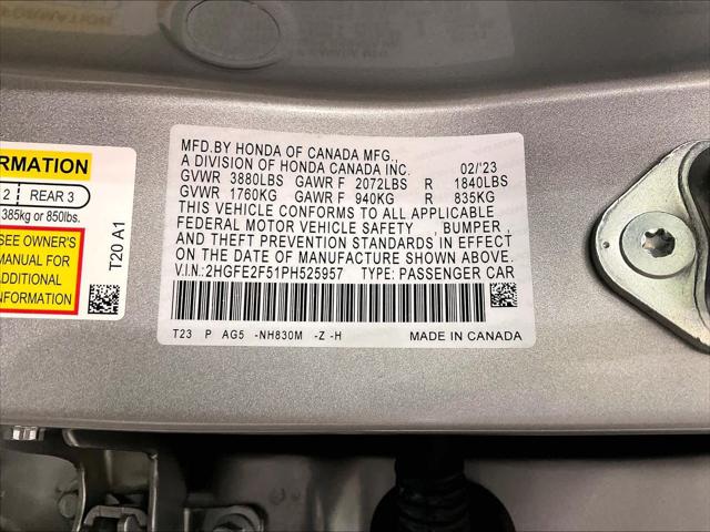 2023 Honda Civic Sport