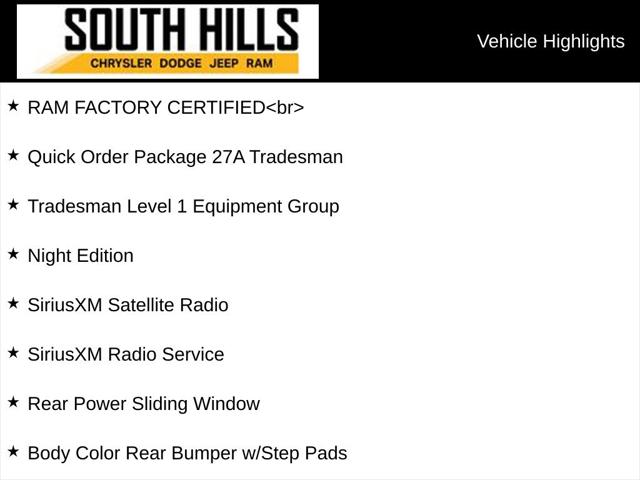 2024 RAM 1500 Tradesman Crew Cab 4x4 57 Box 2024 RAM 1500 Tradesman Crew Cab 4x4 57 Box