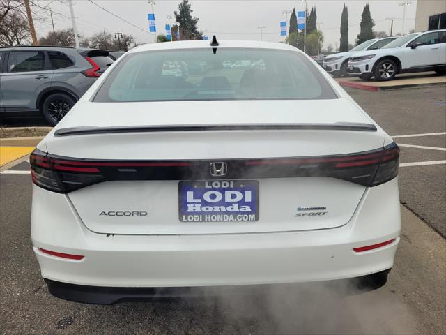 2025 Honda Accord Sedan Sport