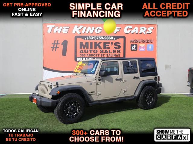 2017 Jeep Wrangler Unlimited Sport 4x4 for sale in Salinas, CA