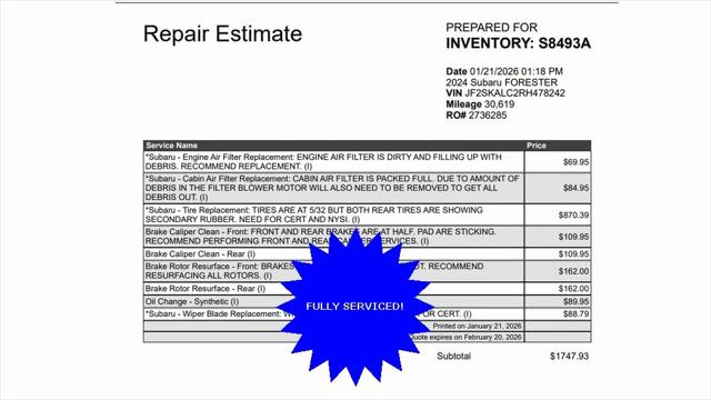 Used 2024 Subaru Forester For Sale in Cortland, NY