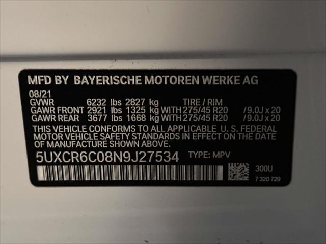 2022 BMW X5 xDrive40i Sports Activity Vehicle
