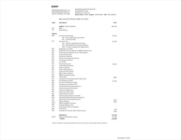 2026 Mercedes-Benz GLE GLE 350 GLE 350