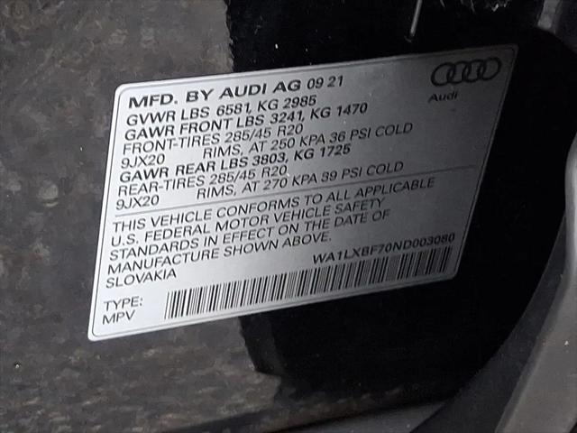2022 Audi Q7 Premium Plus 55 TFSI quattro Tiptronic