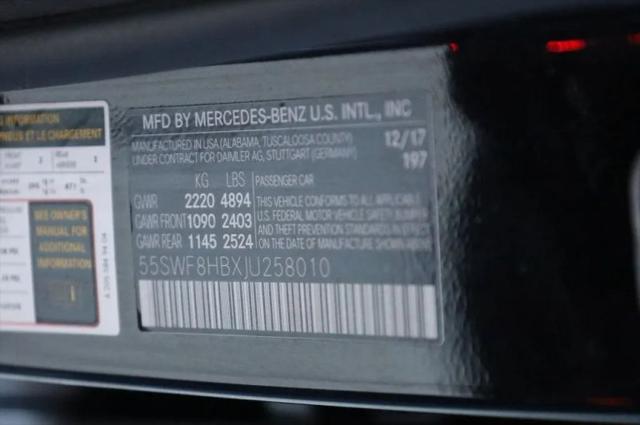 2018 Mercedes-Benz AMG C 63 S