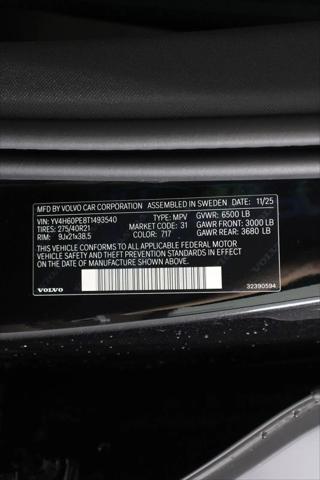2026 Volvo XC90 Plug-In Hybrid Plus, T8 AWD, Electric/Gasoline, Bright, 7 Seats