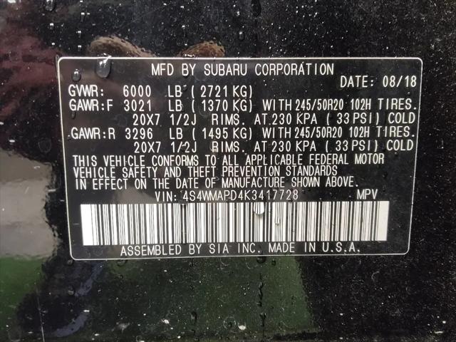 2019 Subaru Ascent Limited