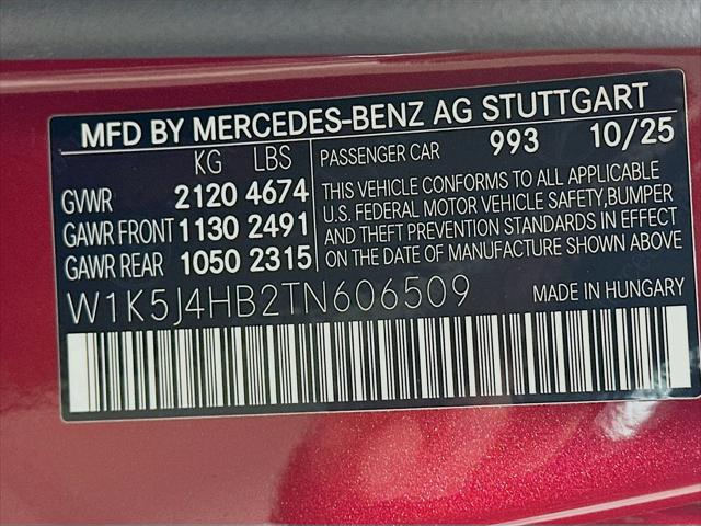 2026 Mercedes-Benz CLA 250 4MATIC