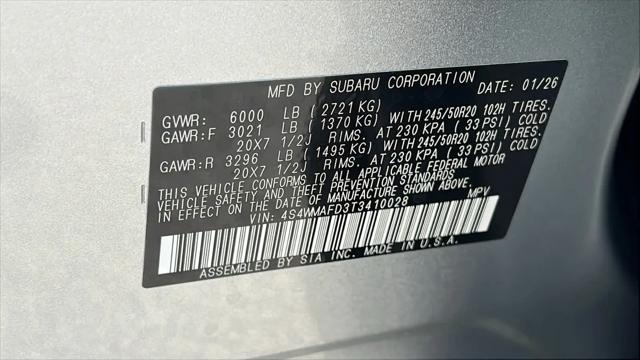 2026 Subaru Ascent Limited 8-Passenger
