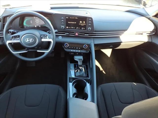 2026 Hyundai Elantra Hybrid Blue