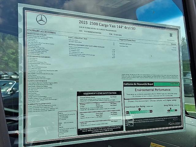 2025 Mercedes-Benz Sprinter 2500 Standard Roof 4-Cyl Diesel