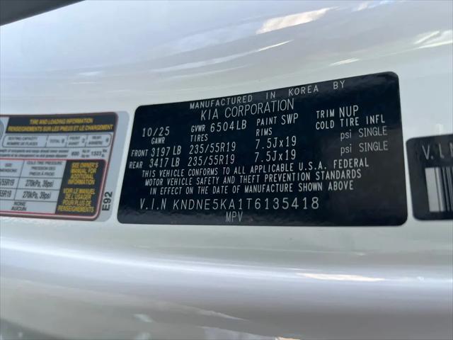 2026 Kia Carnival MPV SX
