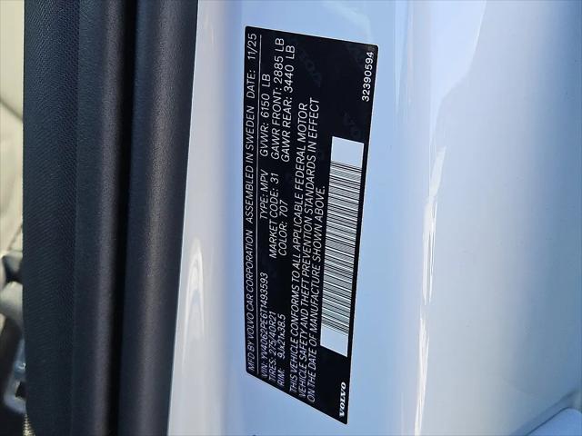 2026 Volvo XC90 Plus, B6 AWD Gas (mild hybrid), Gasoline, Bright, 7 Seats