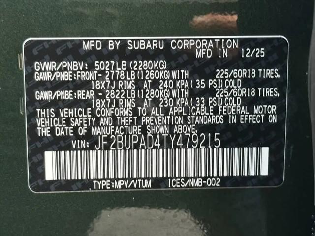 2026 Subaru Outback Premium