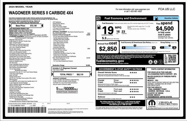 2024 Jeep Wagoneer Series II Carbide 4x4