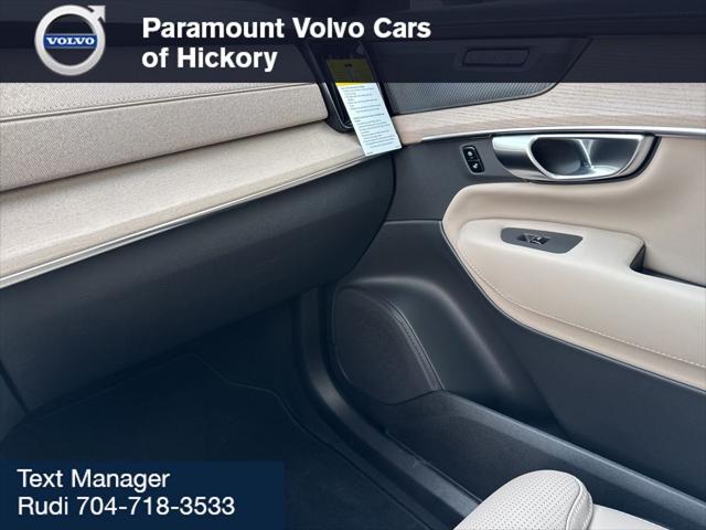 2026 Volvo XC90 Ultra, B6 AWD Gas (mild hybrid), Gasoline, Bright, 7 Seats