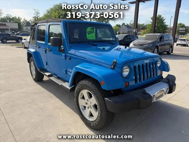 2012 Jeep Wrangler Unlimited Sahara for sale in Cedar Rapids, IA