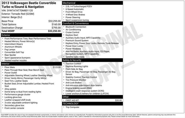 2013 Volkswagen Beetle 2.0T