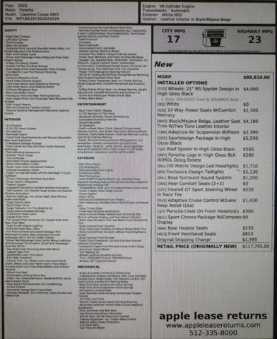 2025 Porsche Cayenne Cayenne