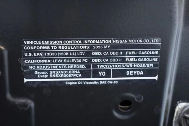 2025 Nissan Versa 1.6 S