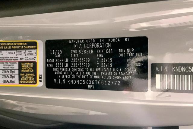 2026 Kia Carnival MPV EX