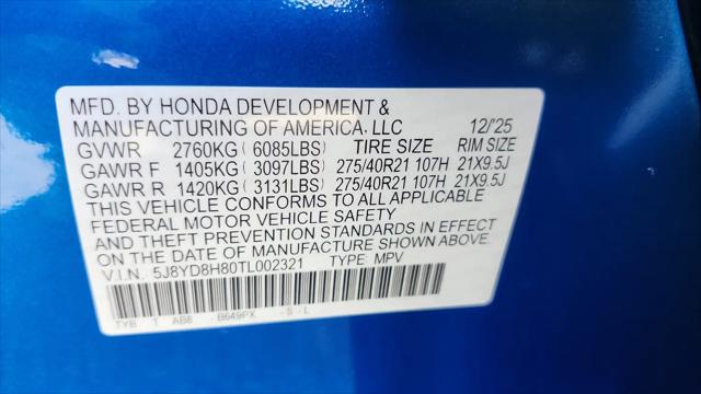 2026 Acura MDX Type S Advance Package