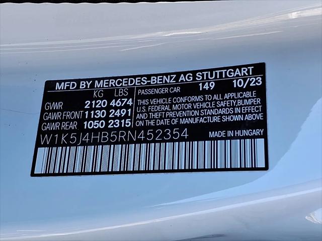 2024 Mercedes-Benz CLA 250 4MATIC