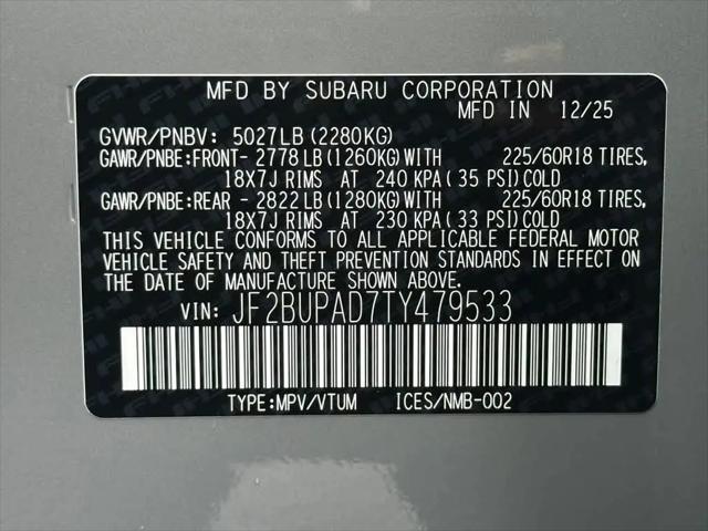 2026 Subaru Outback Premium