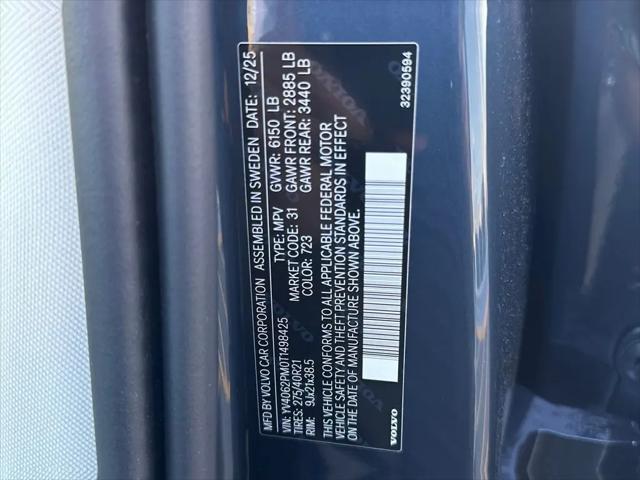 2026 Volvo XC90 Ultra Dark Theme, B6 AWD Gas (mild hybrid), Gasoline, 7 Seats
