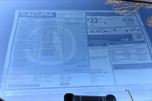 2026 Acura RDX A-Spec Advance