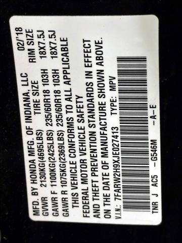 2018 Honda CR-V Touring [29]