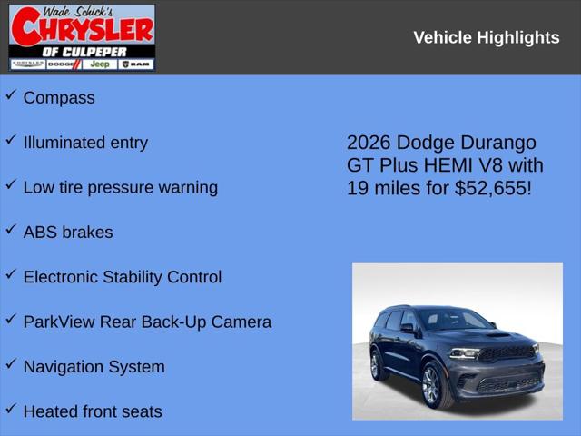 2026 Dodge Durango GT Plus HEMI V8