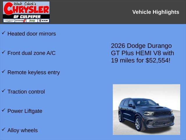 2026 Dodge Durango GT Plus HEMI V8