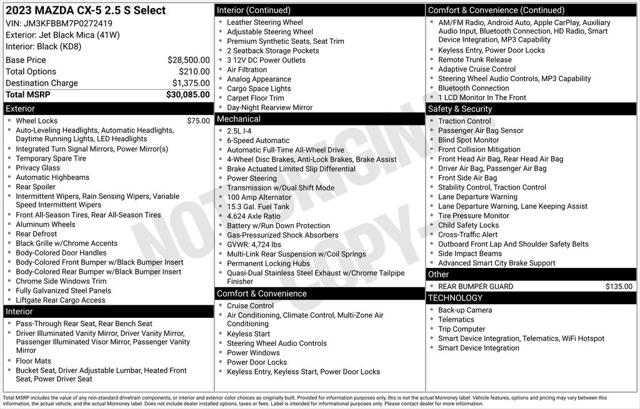 2023 Mazda CX-5 2.5 S Select