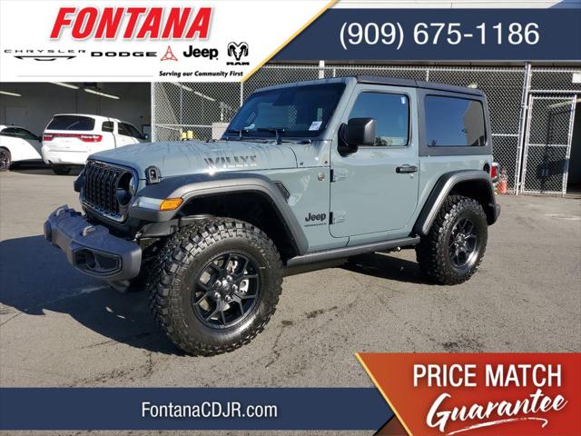 2026 Jeep Wrangler 2-Door Willys 4x4 for sale in Fontana, CA