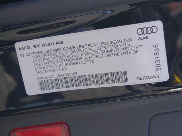 2023 Audi A5 Sportback Prestige 45 TFSI S line quattro S tronic