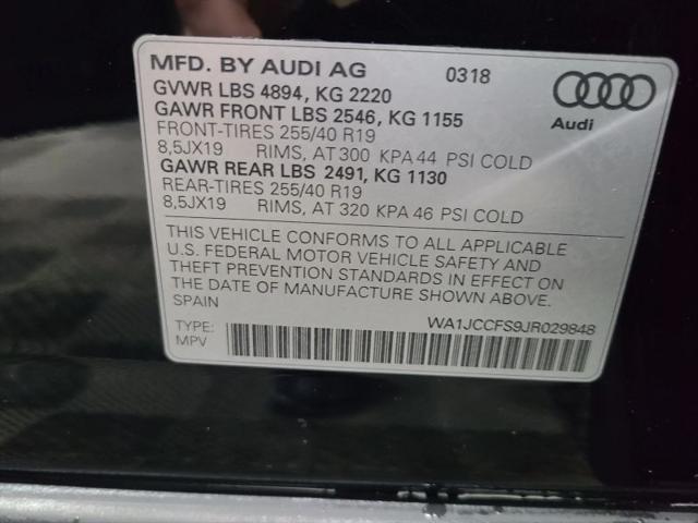 2018 Audi Q3 2.0T Sport Premium
