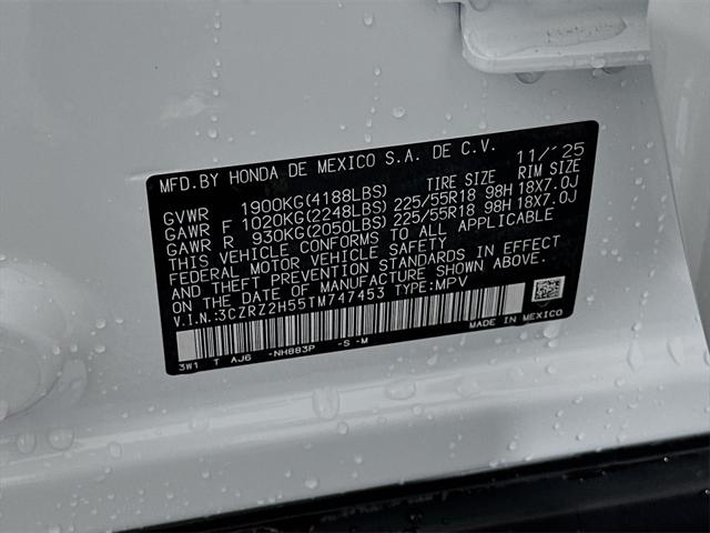2026 Honda HR-V AWD Sport