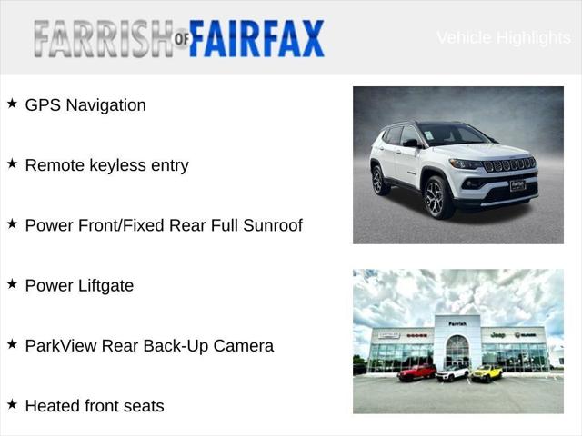 2026 Jeep Compass COMPASS LIMITED 4X4 2026 Jeep Compass COMPASS LIMITED 4X4