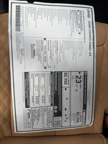2026 Jeep Grand Cherokee Summit 4x4