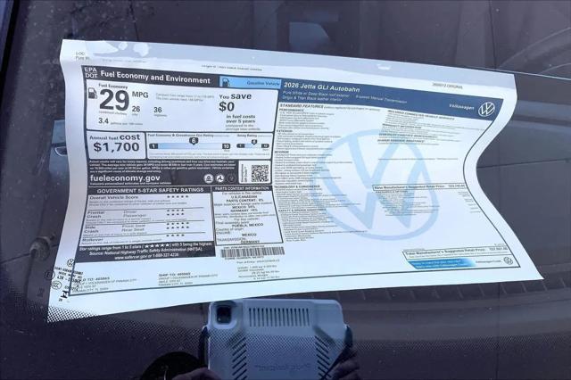 2026 Volkswagen Jetta GLI Autobahn