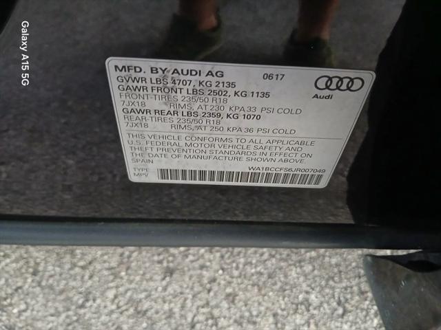 2018 Audi Q3 2.0T Premium