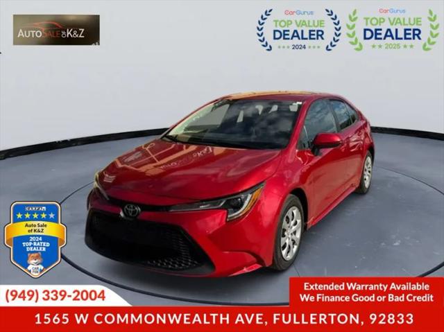 2020 Toyota Corolla LE for sale in Fullerton, CA