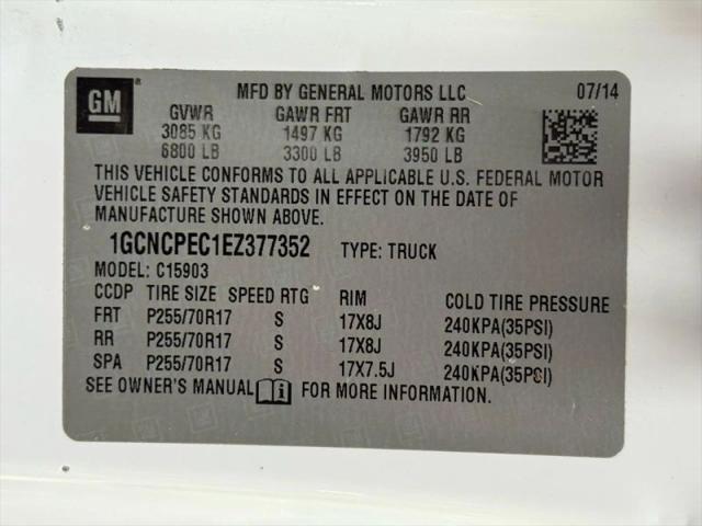 2014 Chevrolet Silverado 1500 Work Truck 1WT