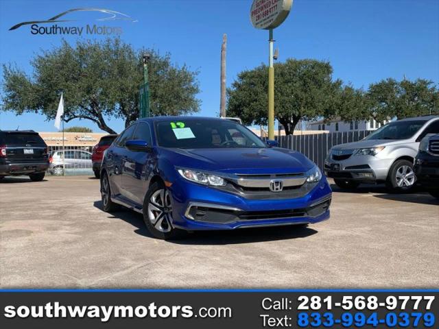 2019 Honda Civic LX for sale in Houston, TX