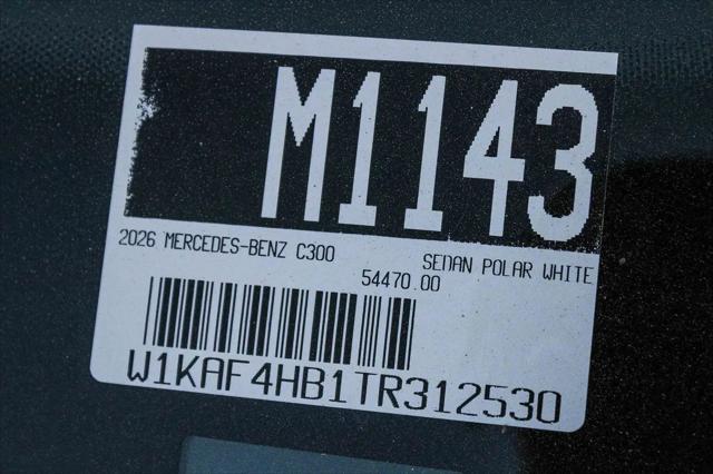 2026 Mercedes-Benz C-CLASS C 300 C 300