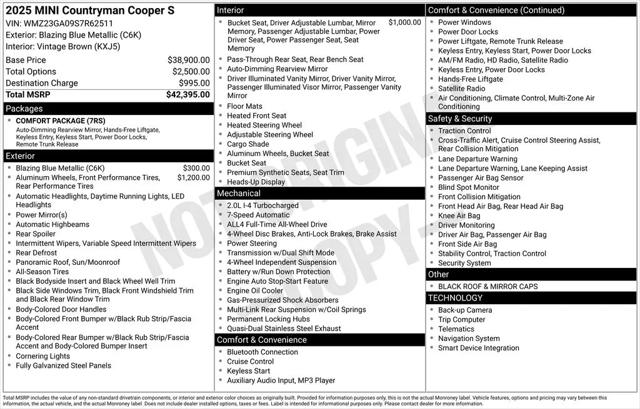 2025 MINI Cooper Countryman Cooper S
